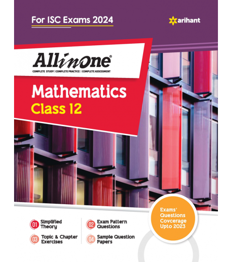 All In One ISC Mathematics Guide Class 12 | Latest Edition